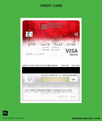 Hollanda Amsterdam Trade Banka Vize electron Kart