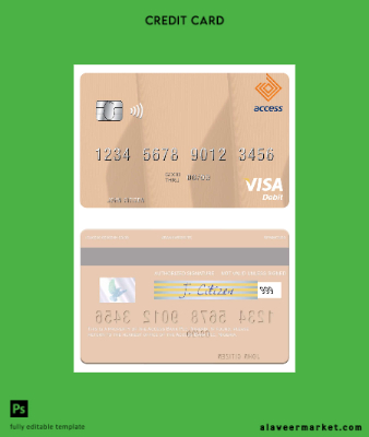 Nijerya Access Banka Plc Vize Banka Kart