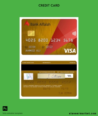 Pakistan Banka of Alfalah Vize gold Kredi Kart