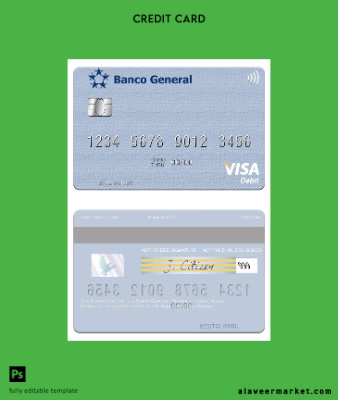 Panama Banco General Vize Banka Kart