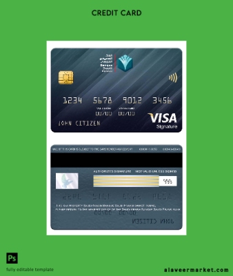 Suudi Arabistan Arabia Banque Suudi Arabistan Fransi Banka Vize signature Kart