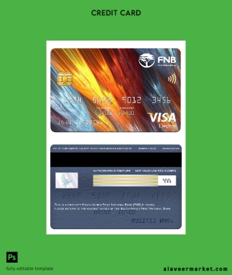 South Africa First National Banka (FNB) Vize electron Kart
