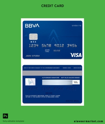İspanya BBVA Banka Vize Kredi Kart