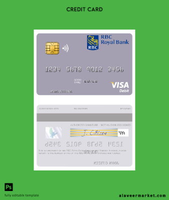 Kimlik Kartı and Tobago RBC Royal Banka Vize Banka Kart