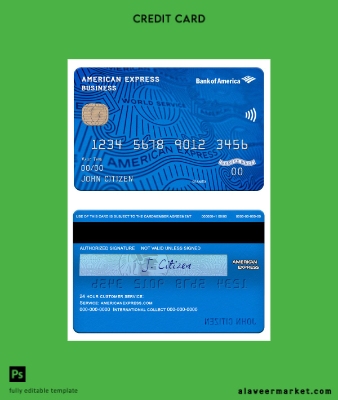 USA Banka of America AMEX İşletme Kart