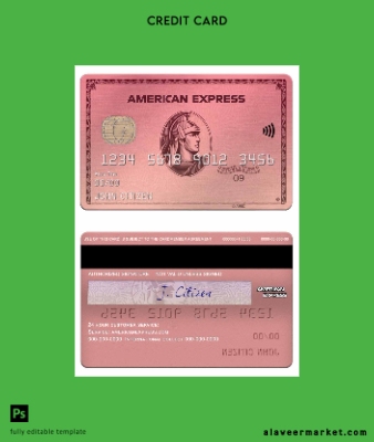 USA Capital One Banka amex rose gold Kart