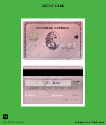 USA Hindistan Centier Banka american express rose gold Kart