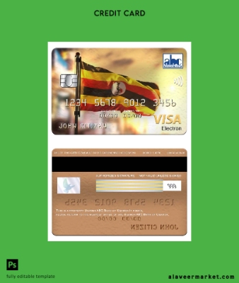 Uganda ABC Banka of Uganda Vize electron