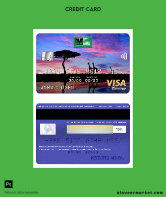 Uganda Banka of Africa Vize electron
