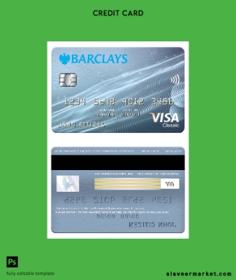 United Kingdom Barclays Banka Vize classic Kart