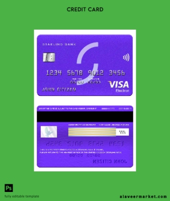 United Kingdom Starling Banka Vize electron Kart