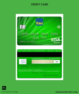 Uruguay Itau Banka Vize electron Kart