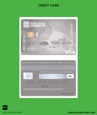 Yemen International Banka of Yemen Vize internet Kart