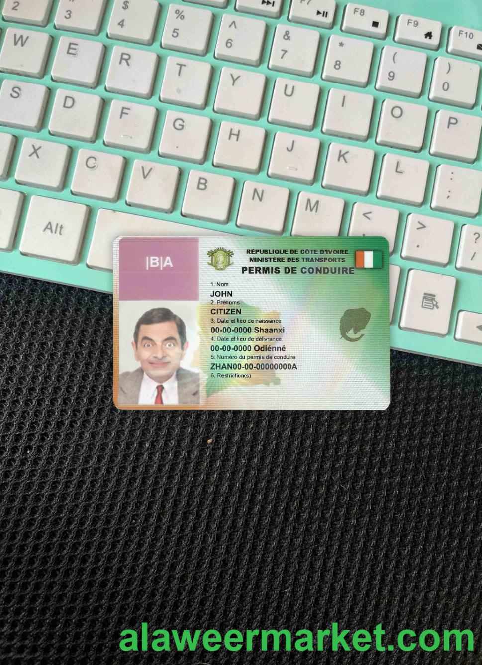 Cote D_ivoire DL photolook FRONT