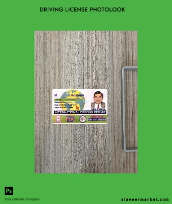 Bangladeş international Sürücü Belgesi İzni photolook Ön
