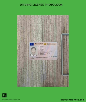 Bulgaristan Sürücü Belgesi Belge (2010 – present) photolook Ön