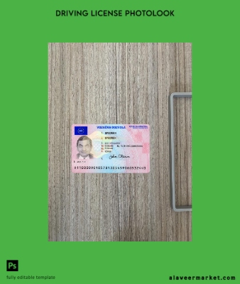 Hırvatistan Sürücü Belgesi Belge 2022-prsesent photolook Ön