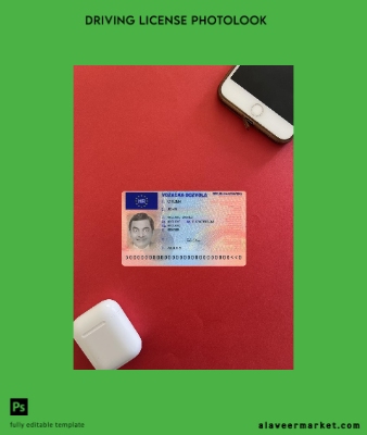 Hırvatistan Sürücü Belgesi Belge version 2 photolook Ön