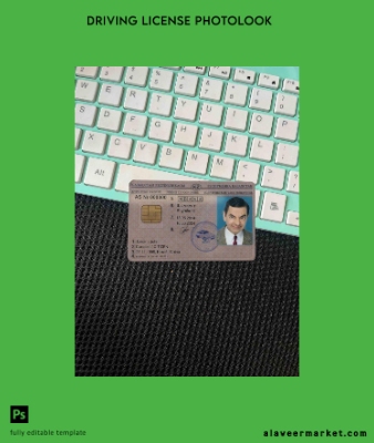 Kazakhastan Sürücü Belgesi photolook Ön