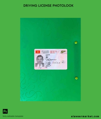 Kyrgyzstan Sürücü Belgesi Belge 2019-present photolook Ön