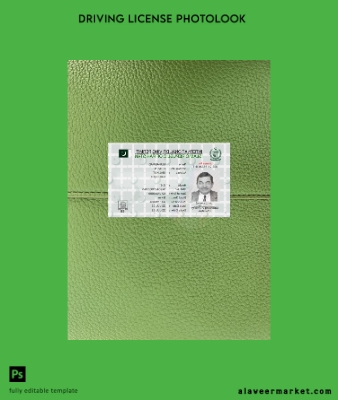 Pakistan international Sürücü Belgesi Belge 2022-present photolook Ön