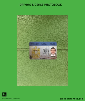 Palestine Sürücü Belgesi Belge photolook Ön