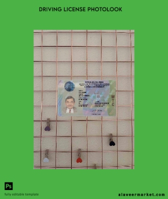 Peru Sürücü Belgesi Belge photolook Ön