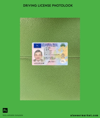 Polonya Sürücü Belgesi Belge 2022-present photolook Ön