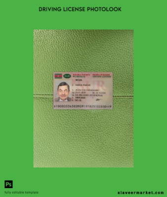 Suriname Sürücü Belgesi Belge 2022-present photolook Ön