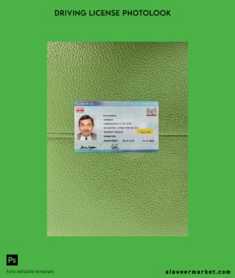 Suriname Sürücü Belgesi Belge photolook Ön