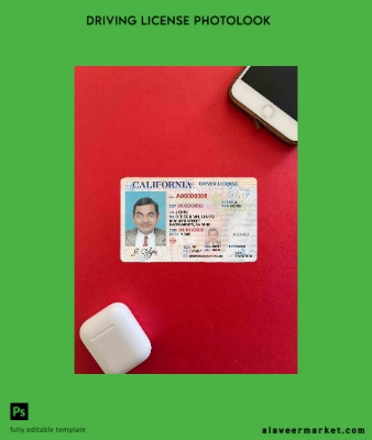 USA California driver Belge photolook Ön