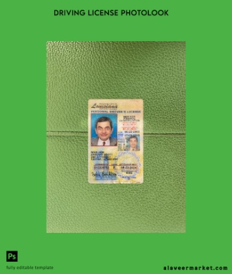 USA Louisiana under 21 Sürücü Belgesi Belge photolook Ön