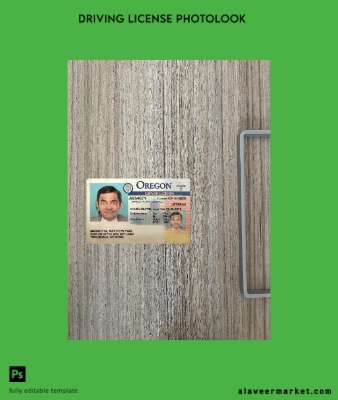 USA Oregon Sürücü Belgesi Belge 2018-present photolook Ön