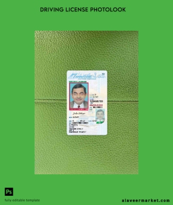USA Tennessee Sürücü Belgesi Belge under 21 photolook Ön