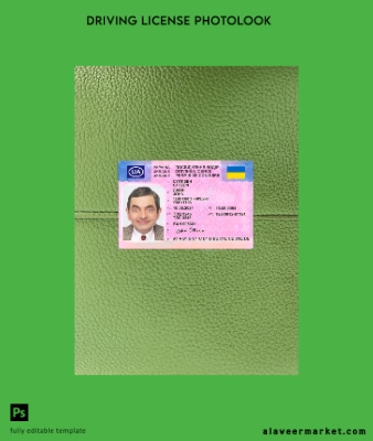 Ukrayna Sürücü Belgesi Belge 2024-present photolook Ön