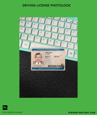 Uruguay Sürücü Belgesi Belge photolook Ön