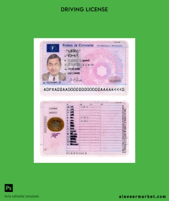 Fransa Sürücü Belgesi Belge