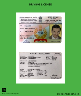 Hindistan CISF driver Belge