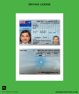 Yeni Zealand Sürücü Belgesi Belge 2022-present