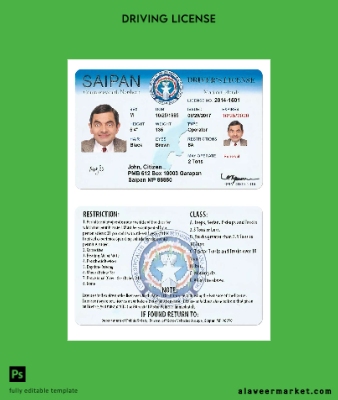 Northern Mariana Islands Saipan Sürücü Belgesi