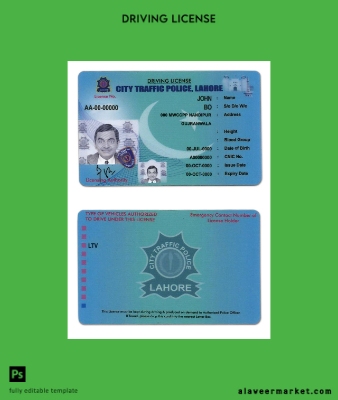 Pakistan City Traffic Police Lahore driver Belge