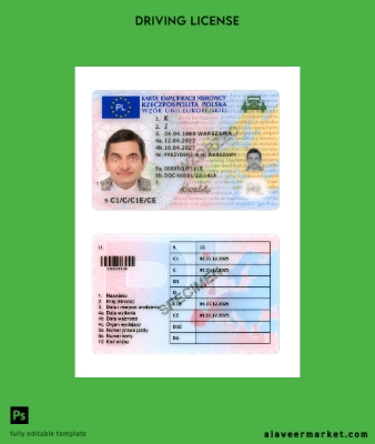 Polonya Sürücü Belgesi Belge 2022-present