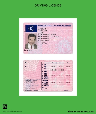 İspanya Sürücü Belgesi Belge