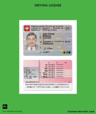 İsviçre Sürücü Belgesi Belge