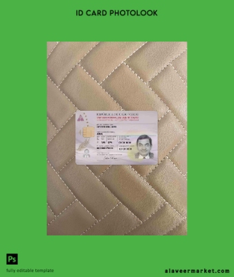 Cabo Verde Kimlik Kartı Kart photolook Ön