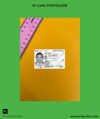 Kanada Hindistan status Kimlik Kartı Kart photolook Ön