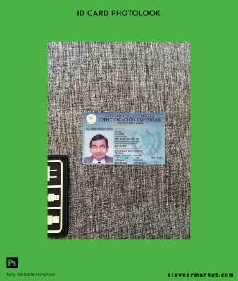 Guatemala consular Kimlik Kartı Kart photolook Ön