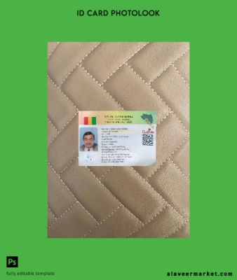 Guinea voting Kimlik Kartı Kart photolook Ön