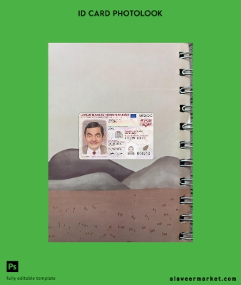 Letonya Kimlik Kartı 2021-present photolook Ön