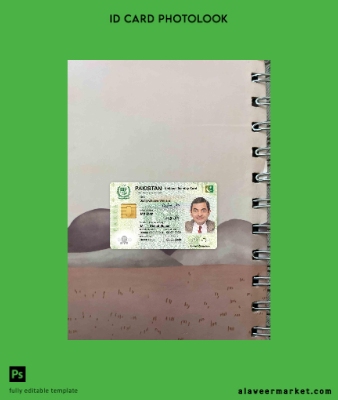 Pakistan Kimlik Kartı photolook Ön